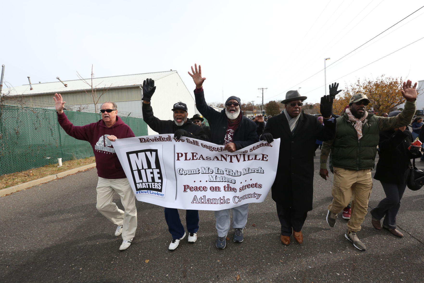 Pleasantville peace march